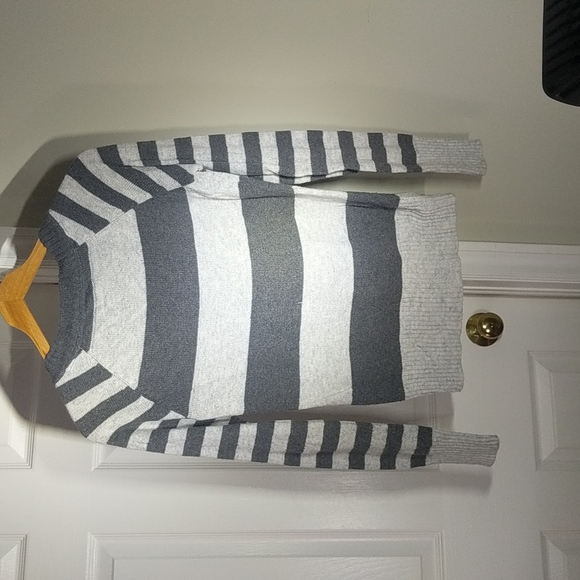 Grey Striped Sweater - Picture 2 of 2